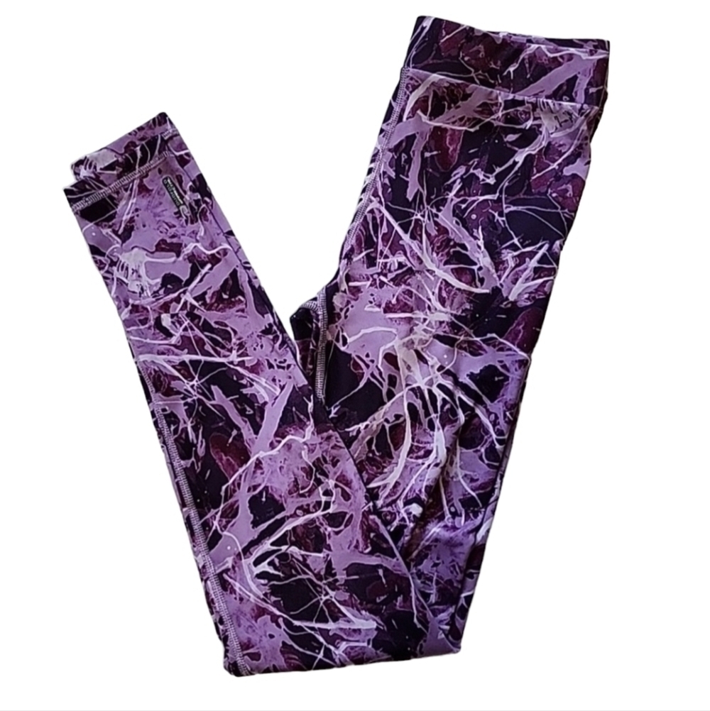 Champion Duofold WARMCTL Athletic Leggings Purple - Small